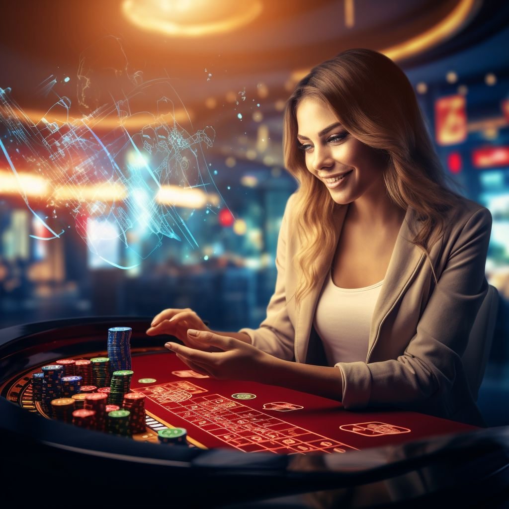 Layar permainan Lightning Dice dengan dealer langsung di studio jupiter128